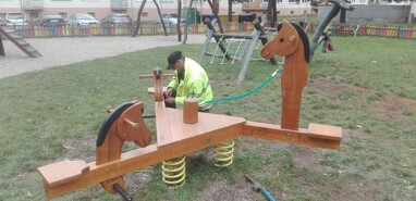 instalace Trojspřeží Alšova instalace Trojspřeží Alšova