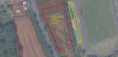 Nové umístění za stadionem Nové umístění za stadionem