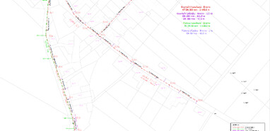 Situace Brocno katastr. mapa 1. část Situace Brocno katastr. mapa 1. část