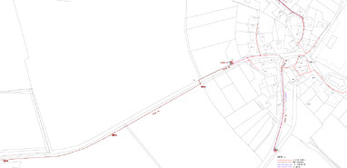 Situace Chcebuz katastr. mapa 2. část Situace Chcebuz katastr. mapa 2. část