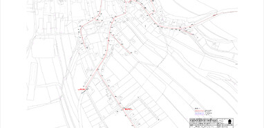 Situace Radouň katastr. mapa 1. část Situace Radouň katastr. mapa 1. část